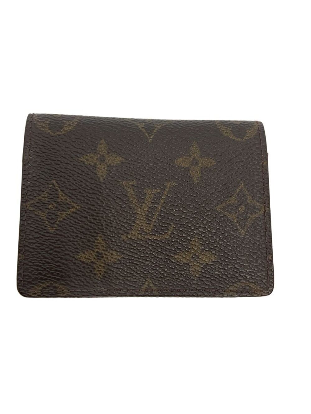LOUIS VUITTON Envelope Wallet Carte de Visite Monogram Canvas Brown